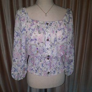 No Boundaries Peasant Top Sz XL